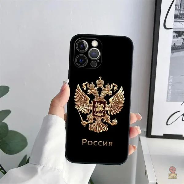 Coque iPhone représentant un ours en montagne