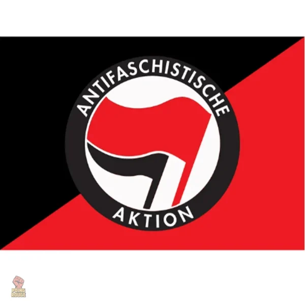 Drapeau aux couleurs vives, symbole de protestation
