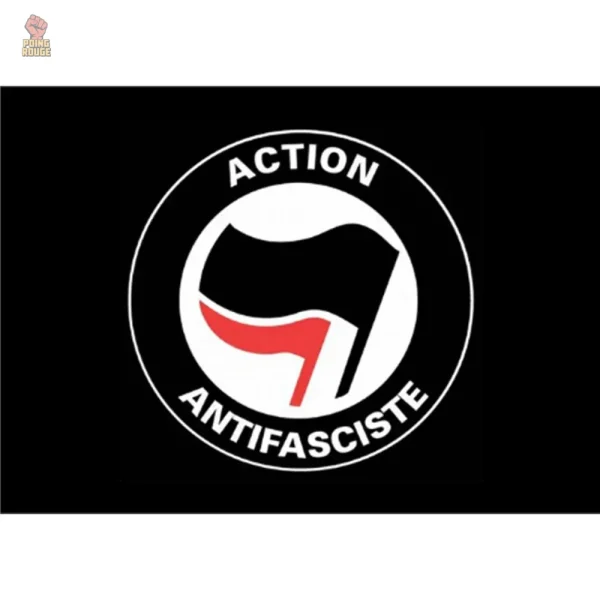 Drapeau représentant la solidarité antifasciste