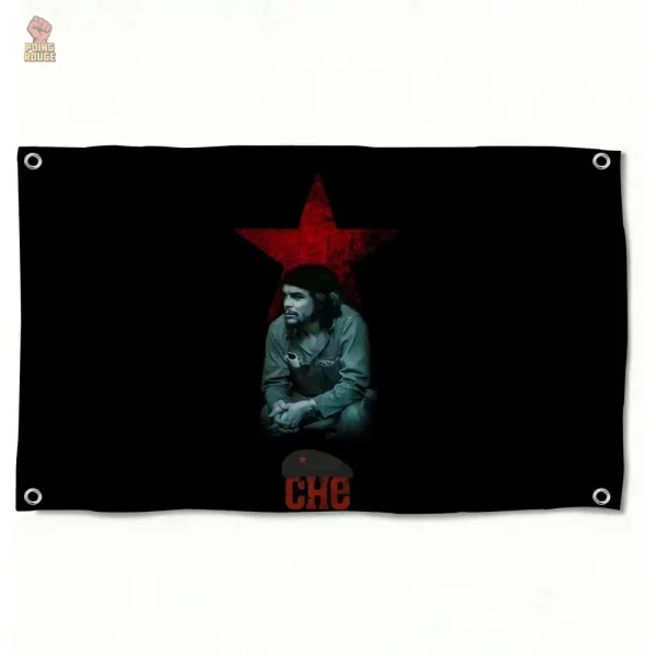 Drapeau Cuba avec symbole révolutionnaire emblématique