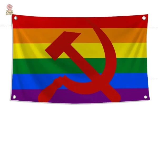 Drapeau inspiré de l'histoire soviétique