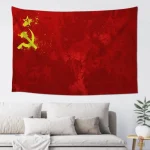 Drapeau historique de l'URSS en jaune