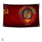 Drapeau URSS emblématique pour collection de fanatiques