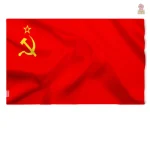 Drapeau officiel URSS rouge avec faucille