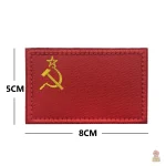 Ecusson CCCP Russie drapeau diagonal - vue 2