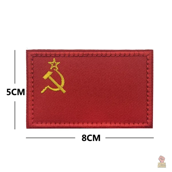 Ecusson CCCP Russie drapeau diagonal - vue 2