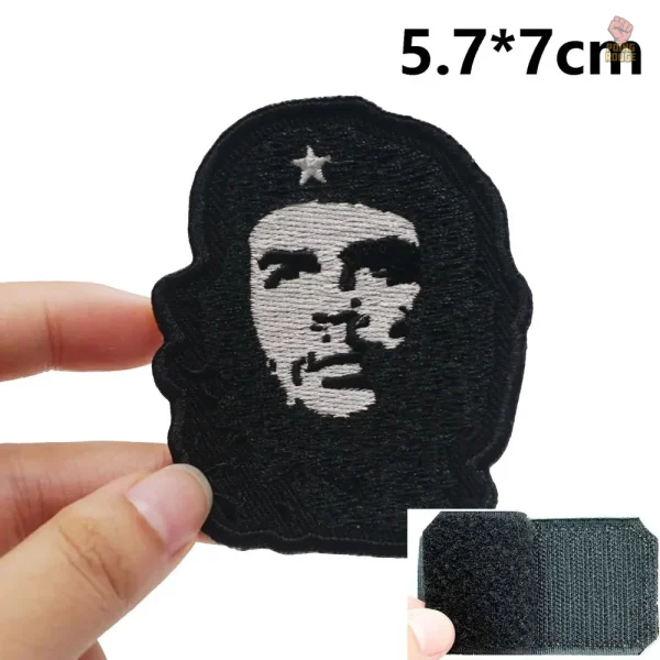 Ecusson avec citation de Che Guevara, style vintage