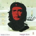 Drapeau Cuba en style écusson Che Guevara