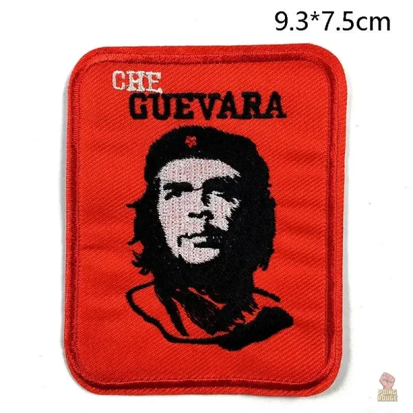 Ecusson horizontal Che Guevara 9x5 cm