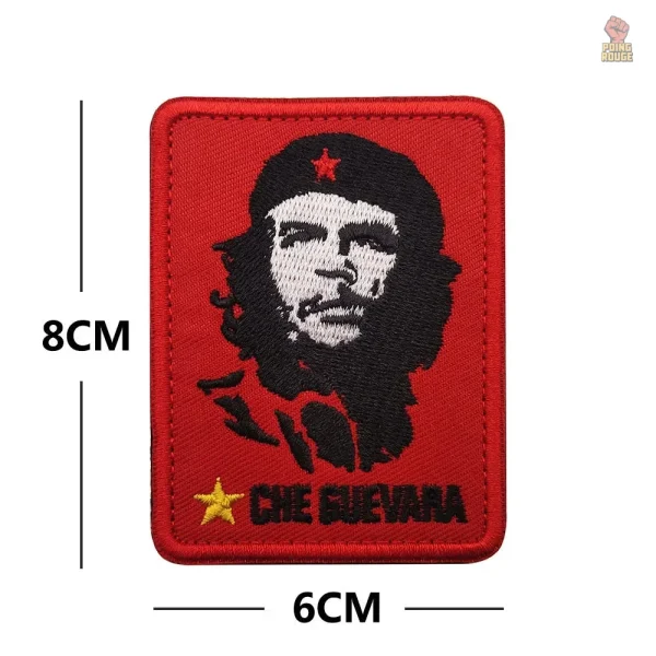 Ecusson militaire étoile jaune, style Che Guevara
