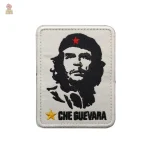 Patch Che Guevara 6x8cm, fond rouge, design iconique