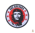 Ecusson étoile jaune Che Guevara sur fond kaki