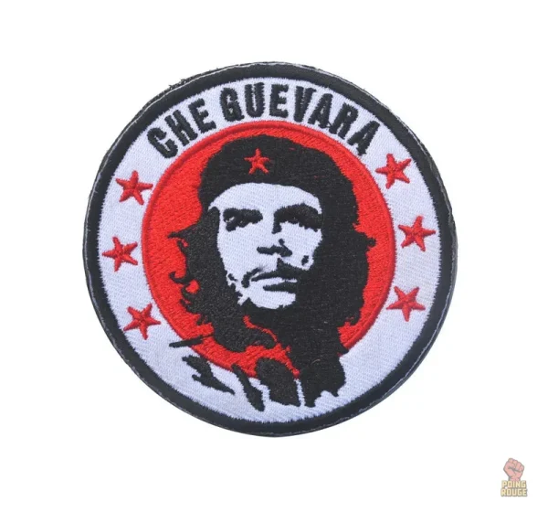 Ecusson étoile jaune Che Guevara sur fond kaki