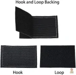 Patch Che Guevara en velcro, motif étoile sur fond kaki