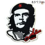 Ecusson Che Guevara avec fond sombre et étoile