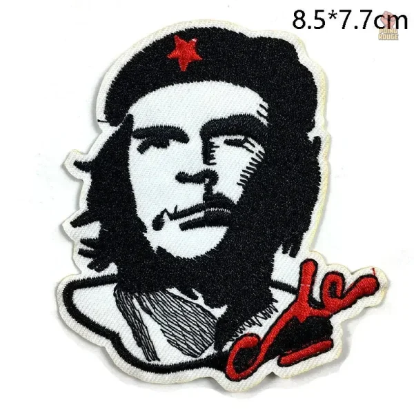 Ecusson Che Guevara avec fond sombre et étoile