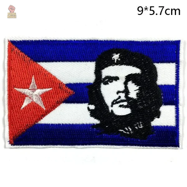 Ecusson représentant Che Guevara en 7x6cm