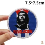 Ecusson noir avec portrait emblématique de Che Guevara