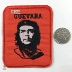 Design de l'écusson Che Guevara sur rouge vif