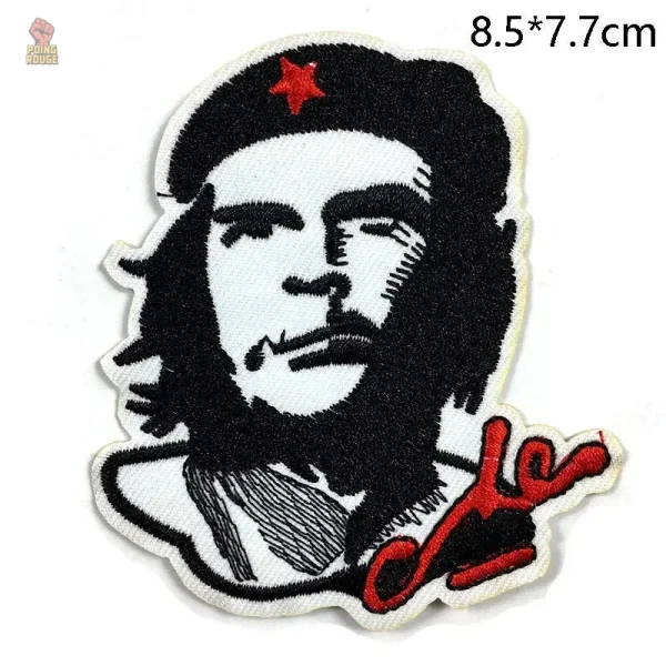Objet de collection : écusson Che Guevara rouge