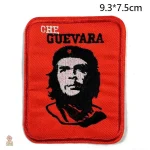 Ecusson 6x9cm portrait de Che Guevara, design rouge