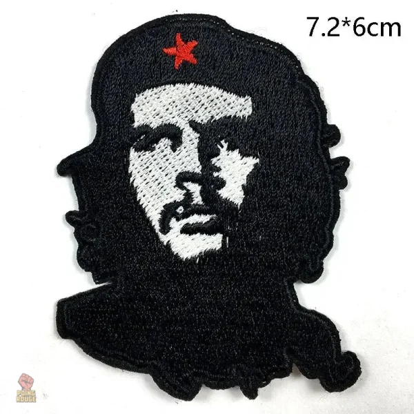Ecusson grand Che Guevara, design emblématique