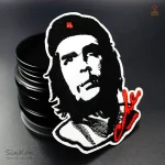 Design d'écusson Che Guevara, rouge et noir