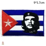Écusson noir avec silhouette iconique de Che Guevara