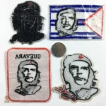 Silhouette emblématique de Che Guevara en écusson