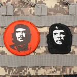Ecusson tactical Che Guevara avec fond noir et Velcro