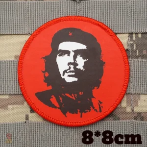 Ecusson portrait Che Guevara, accessoire militaire noir