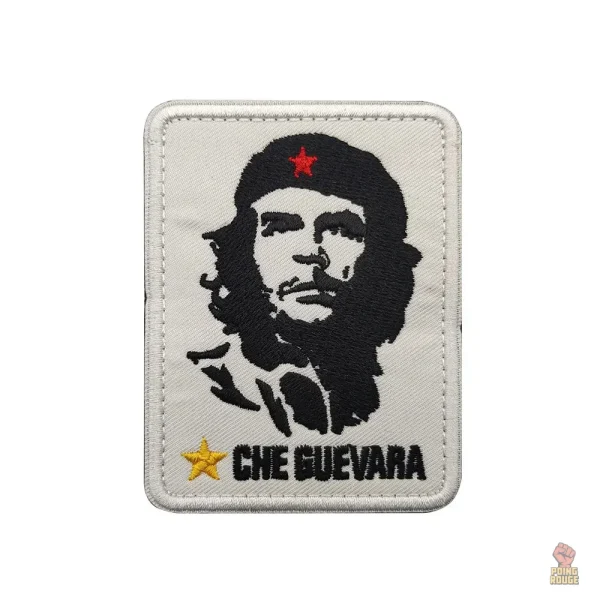 Ecusson en velcro, motif Che Guevara, dimensions 6x8 cm