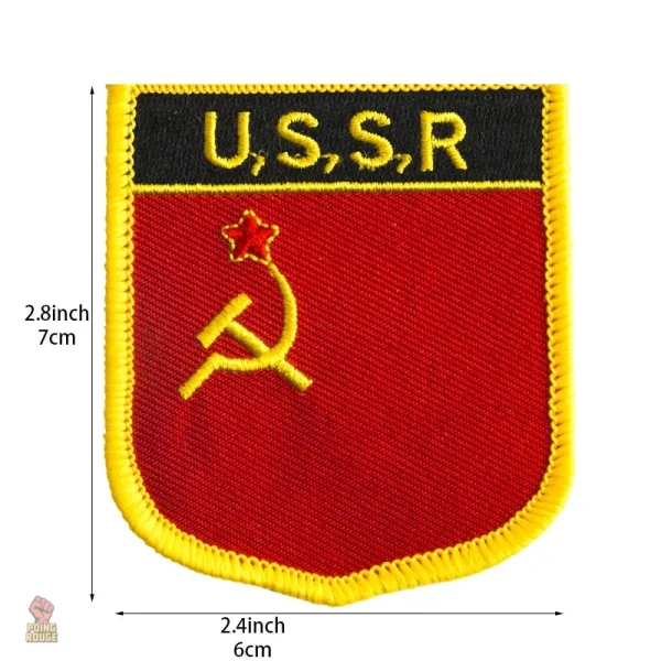 Insigne historique de l'URSS, représentant l'union et le travail