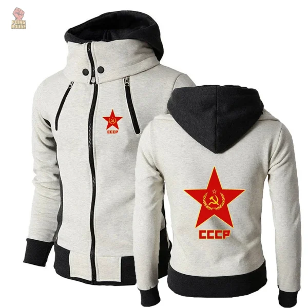 Sweat à capuche avec design communiste