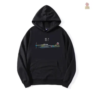 Hoodie noir CCCP pour les passionnés d'histoire aéronautique