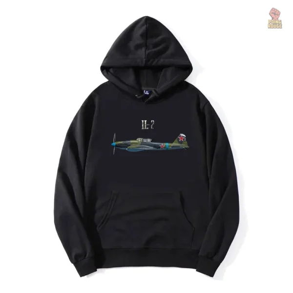 Hoodie noir CCCP pour les passionnés d'histoire aéronautique