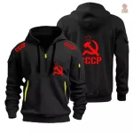 Sweat à capuche tactique CCCP KGB en couleur noire