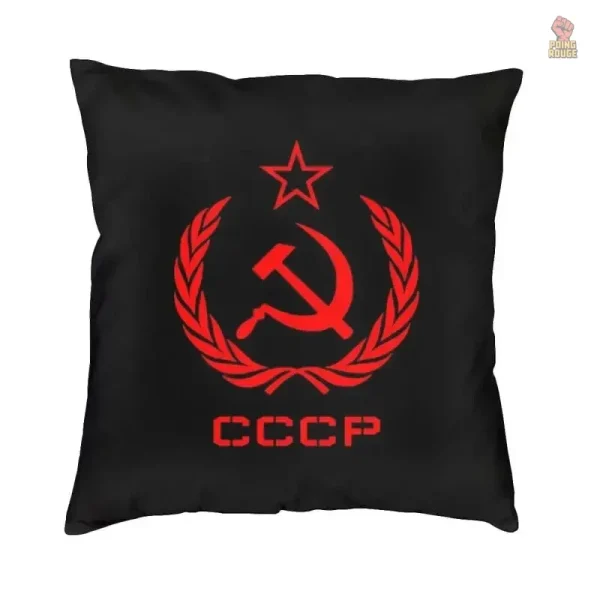 Coussin décoratif avec carte du territoire CCCP