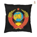 Coussin au motif soviétique, parfait pour la déco