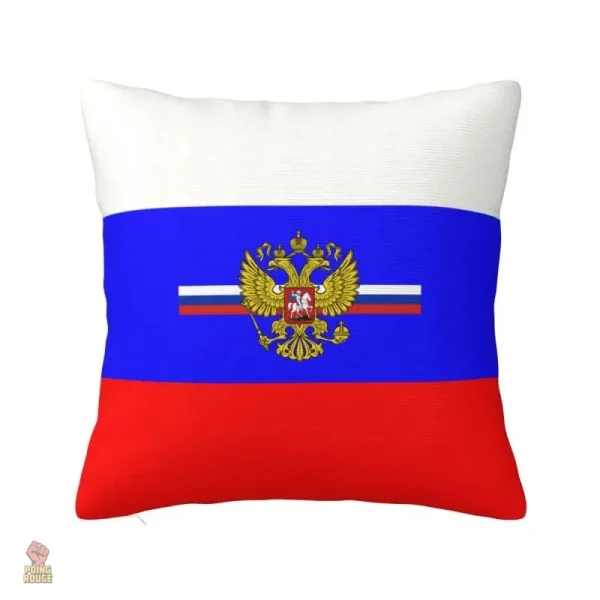 Housse de coussin avec motif historique CCCP