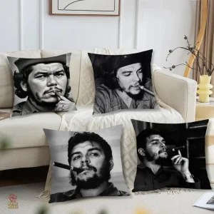 Coussin Che Guevara avec design pop art et couleurs vives