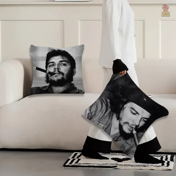 Housse de coussin colorée Che Guevara en art pop
