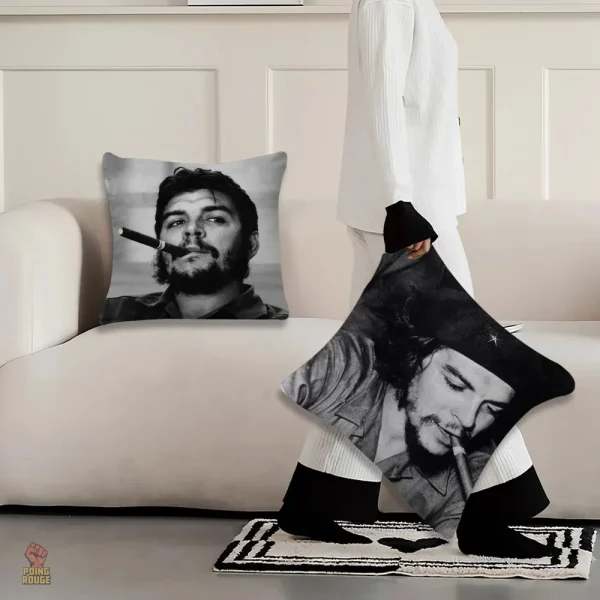 Housse decorative Che Guevara cigare noir