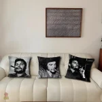 Housse coussin Che Guevara, ambiance sombre