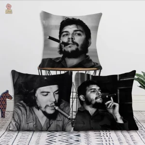 Housse coussin portrait de Che Guevara, style intense