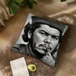 Coussin avec portrait de Che Guevara, effet graphique