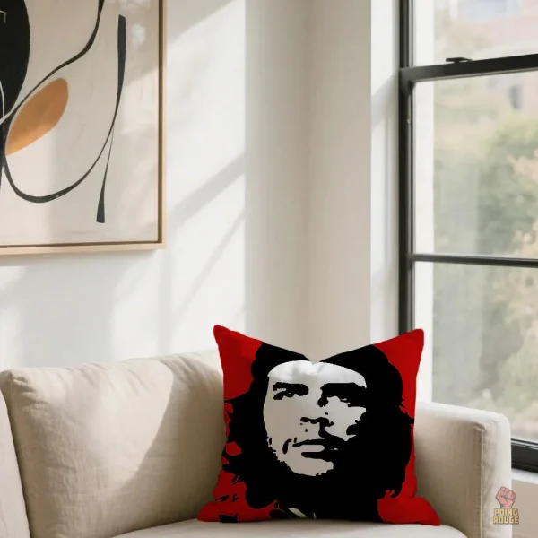 Coussin Che Guevara, style mystérieux