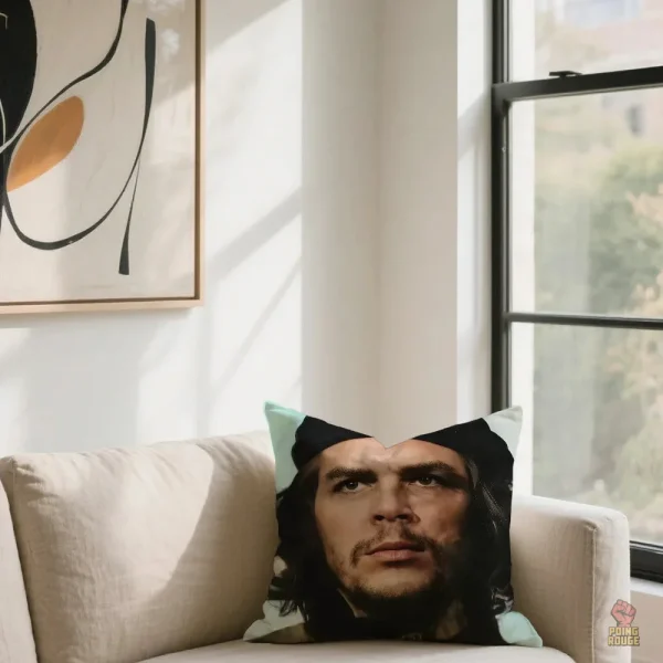 Coussin double face avec image de Che Guevara