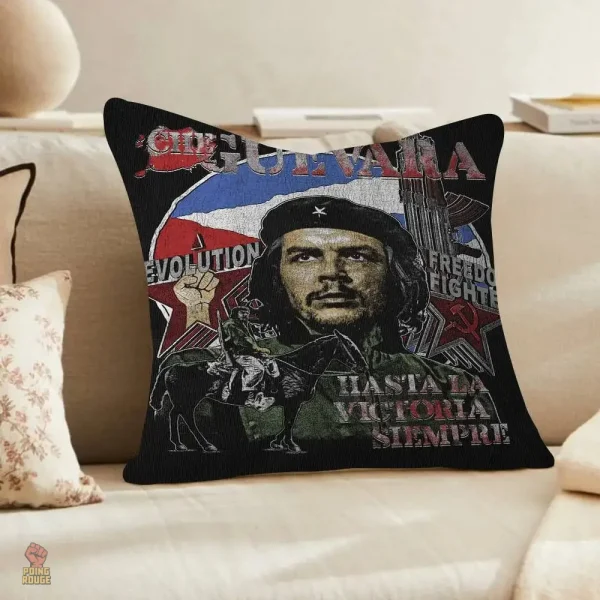 Coussin au design rétro avec Che Guevara
