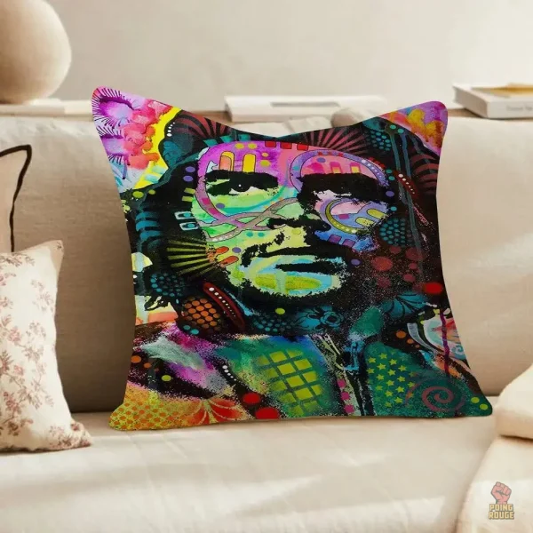 Coussin inspirant avec portrait de Che Guevara